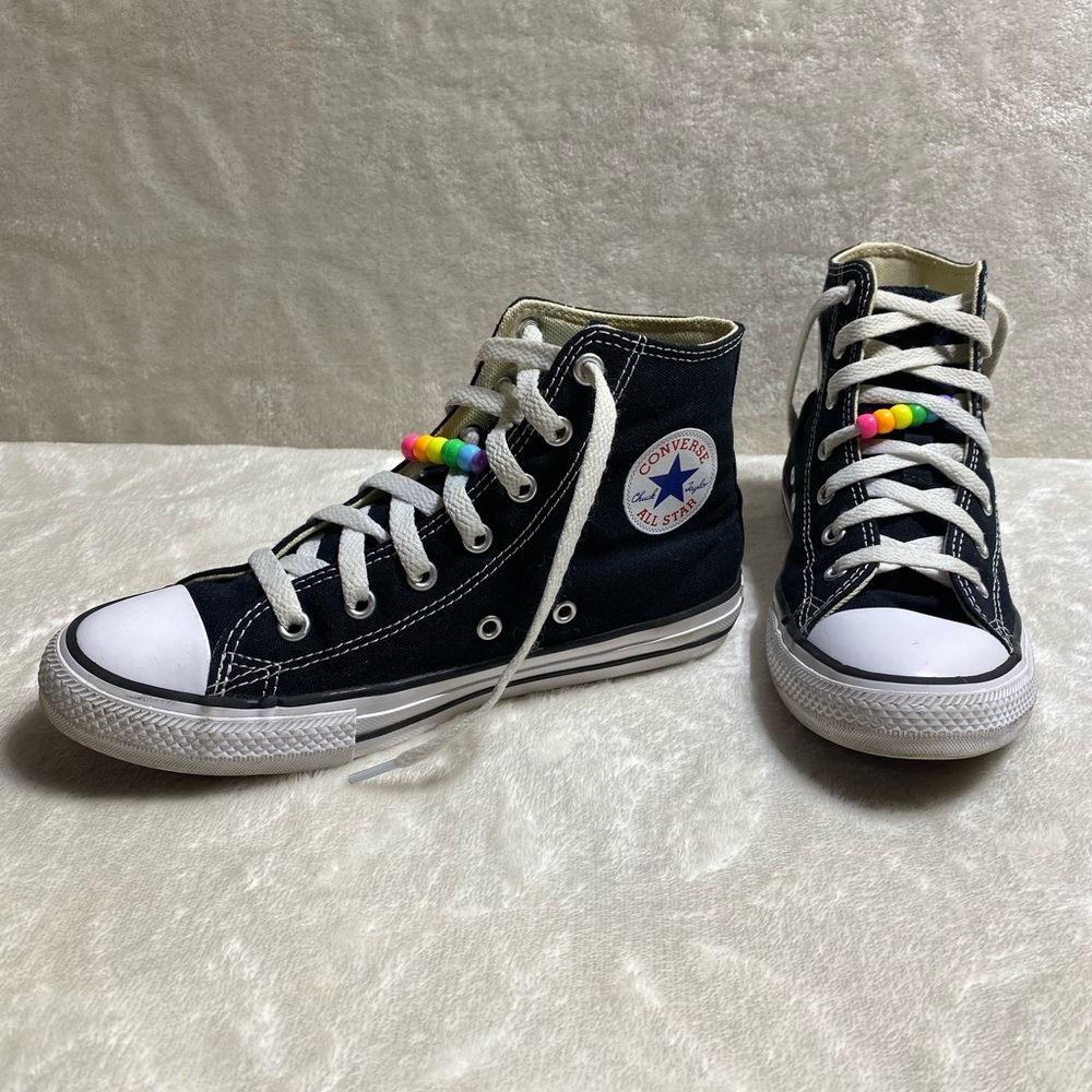 CONVERSE Chuck Taylor All-Star High Top Sneakers Kids Size 3 Canvas Laces Unisex - Picture 2 of 12